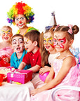 Rainbow Colors Face Painting Kits- 16 Colors Twistable Face Paint Marker Sticks with 2 Brushes, LGBT Washable Face Paint Crayons Kit, Birthday, Pride Day