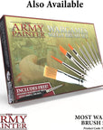 Most Wanted Brush Set - Miniature Small Paint Brush Set of 3 Acrylic Paint Brushes - Drybrush, Regiment Model Paint Brush & Fine Detail Tip Paint Brush for Watercolor Oil Painting