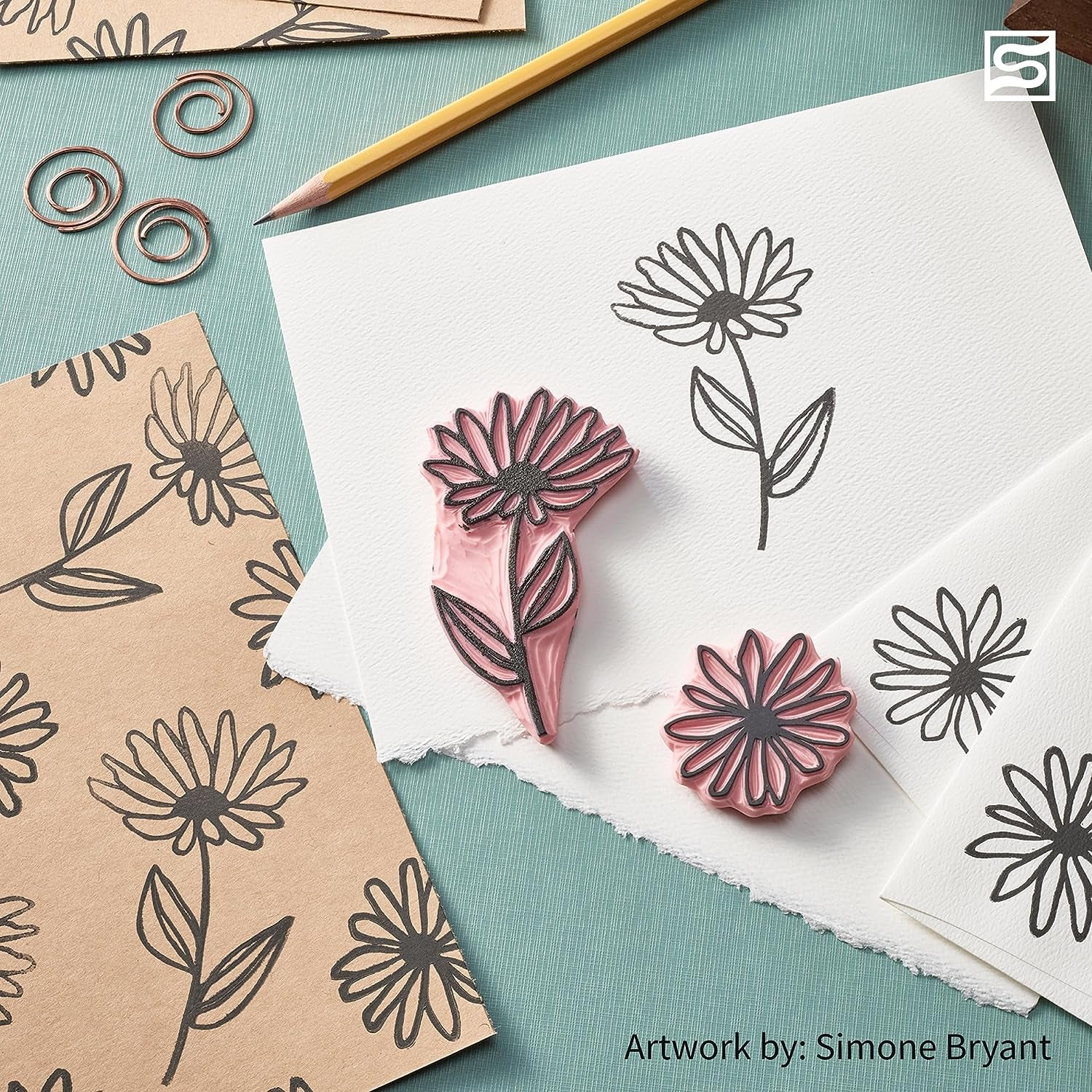 Super Value Block Printing Starter Kit – Includes Ink, Brayer, Lino Handle and Cutters, Speedy-Carve
