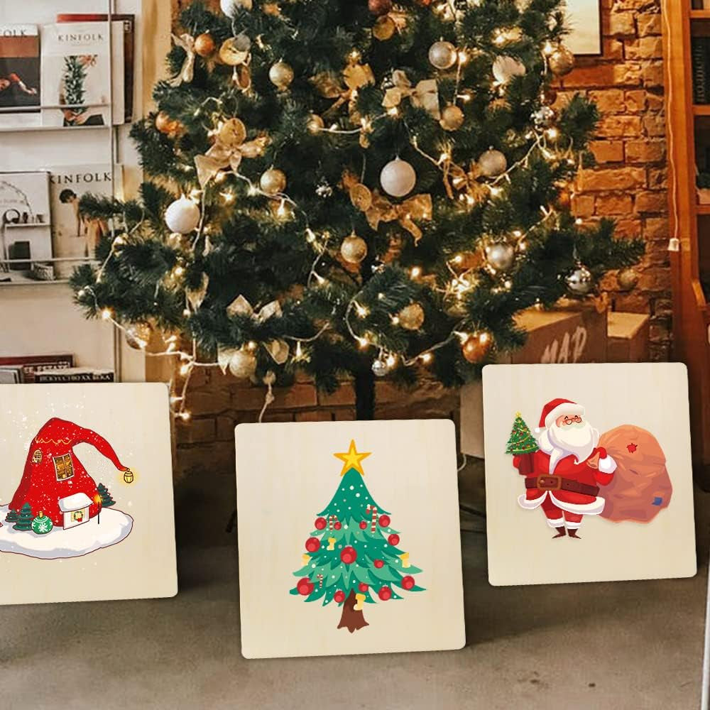 Pack of 4 PCS 12 X 12 Inch Craft Wood, Plywood Board Basswood Sheets, Perfect for DIY Projects, Drawing, Painting, Laser, Wood Burning, Wood Engraving and Laser Projects