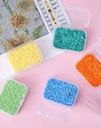 28 Pack Small Plastic Storage Boxes Craft Organizers Rectangular Containers with Lids for Bead, Jewelry, Office Supplies Small Items
