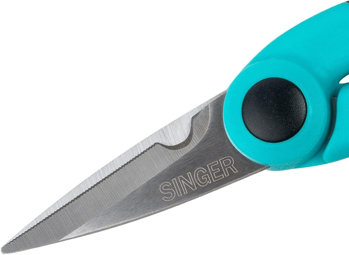 00558 5-1/2-Inch Proseries Heavy Duty Scissors with Power Notch , Teal