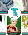 Quick Clothing Fixer,Quilt Tacking Gun, Mini Stitchy Gun,Tagging Stitch Tool for Clothing,Mini Stitch Hemming Gun for Clothes (Blue)