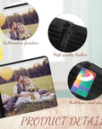 4 Pieces Sublimation Wallet Blank Heat Transfer Wallet Blank Sublimation Wallet DIY Wallet Slim Men Compact PU Leather Wallets with ID Windows and Card Slots for Travel Work Graduation