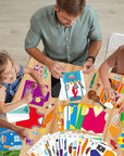 60 Packs Father'S Day Card Making Kits for Kids Father'S Day DIY Arts Crafts Father'S Day Shirt Greeting Card with Stickers Handmade Crafting Card Bulk for Father'S Day Party Supplies Decor