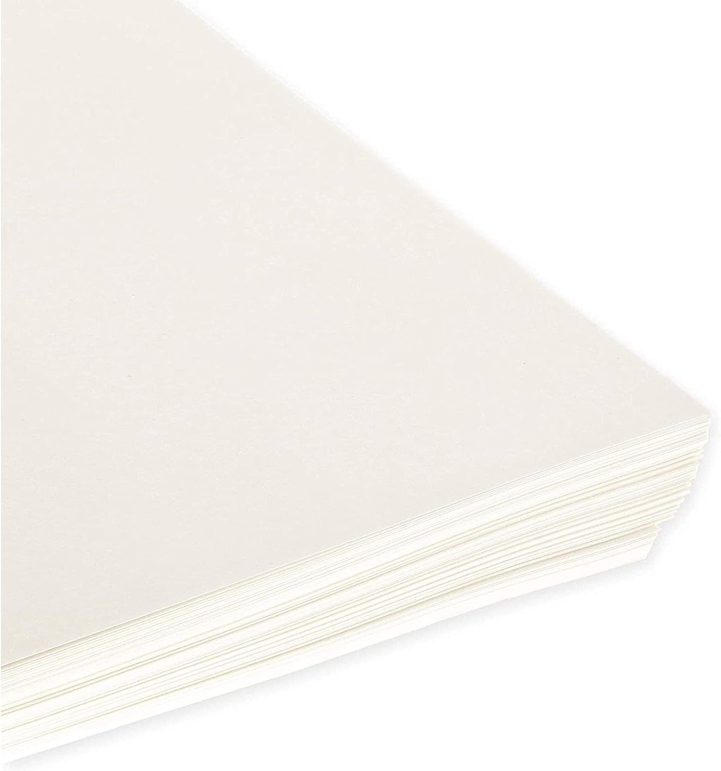 100-Pack Cold Press Bamboo Paper Sheets for Mixed Media, Drawing, Painting, 120GSM (8.5 X 11 In)