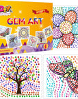 Arts and Crafts for Kids Ages 8-12 & 6-8, Window Suncatcher Diamond Painting Kits by Numbers for Girl Ages 7 9 11 Year Old Gem Art for Kids Ages 9-12 Birthday Gift Idea for Teens (Nature)