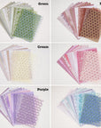 90 Sheets Scrapbook Paper and Decorative Mesh Fabric Assorted Set - 6 Pack Mixed Special Paper for Scrapbooking Planner Bullet Junk Journal Supplies Mixed Media Collage Card Embellishment 5.1X7 Inch