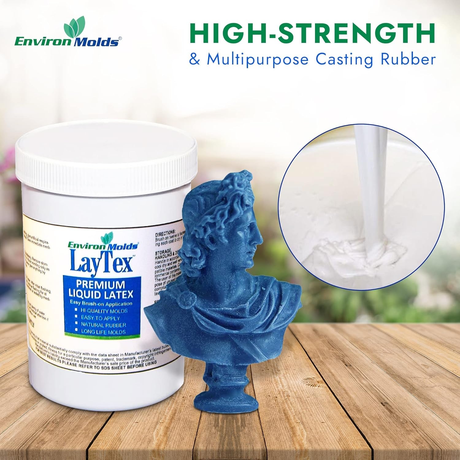 Liquid Latex Mold Making Rubber 16-Oz.