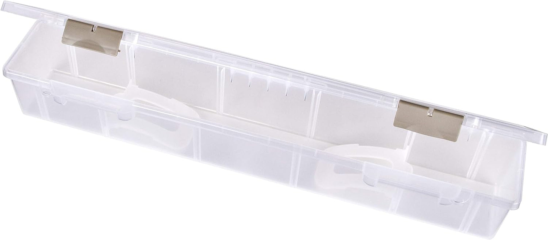 6999AB Fabric Strip Case - Crafts, Quiliting &amp; Sewing Organizer, [1] Plastic Storage Case, Translucent