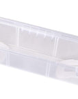 6999AB Fabric Strip Case - Crafts, Quiliting & Sewing Organizer, [1] Plastic Storage Case, Translucent