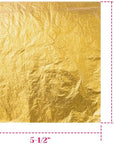 Gold Leaf Sheet for Resin,  300 Sheets Gold Flakes for Resin Nail Foil for Resin Jewelry Making Slime, Nail Arts, Gilding Crafting, Paint, Decoration, 5.5 by 5.5 Inches
