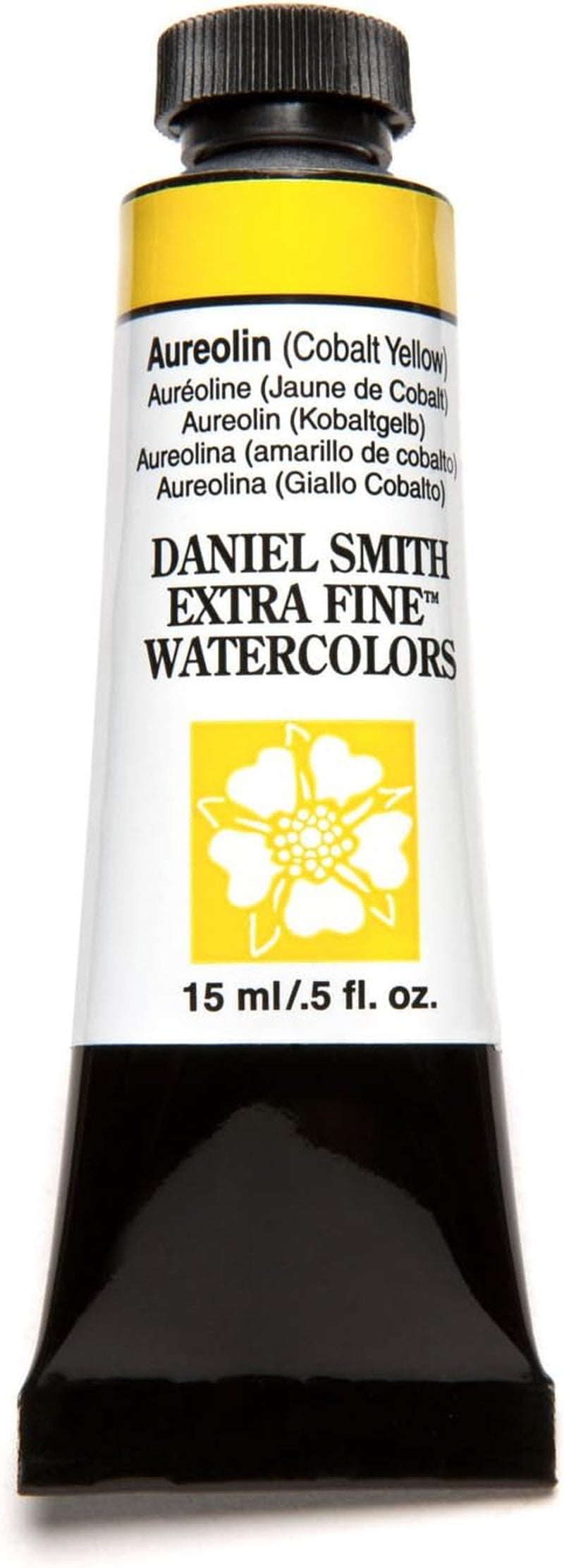 Extra Fine Watercolor 15Ml Paint Tube, Aureolin Cobalt Yellow (284600006), 0.5 Fl Oz (Pack of 1)
