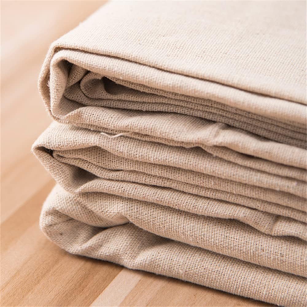 Pottery Special Linen Hessian Cotton Linen Tablecloth Pottery Clay Printing Texture Clay Sculpture Tool 59X39Inch(1 Pc)