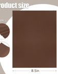 200 PCS Dark Brown Cardstocks 8.5 X 11 Inch, Letter Size Thick Kraft Card Stock Paper Cover for Cards Making Invitations and DIY Craft Projects,