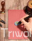 Wax Seal Pen Kit, Special Wax Seal Pen for Decorating Wax Seal Stamp, Fit All Wax Seal Beads or Wax Seal Sticks, Ideal Tool for Wedding Wax Envelope Seal Stamp Decor