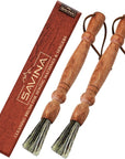 Set 2 Cleaning Brush for Sewing Machine & Sergers - Sewing Tool, Wooden Lint Brush with a Built-In Hanging Strap. Brushing Lint Out of Sewing Machines.
