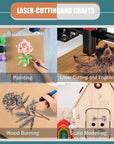 12 Pack MDF Wood Board for Crafts 12X12X1/8 Inch-3 Mm Thick Medium Density Fiberboard Unfinished Wood Art Boards Blank Wooden Blocks Chipboard Panels for DIY Crafts, Painting, Engraving,Home Decor