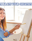 Stretched Canvas for Painting 11X14 Inch, 8 Pack Blank Canvas -5/8 in Profile Primed Cotton White Canvases for Painting for Oil & Acrylic Paint