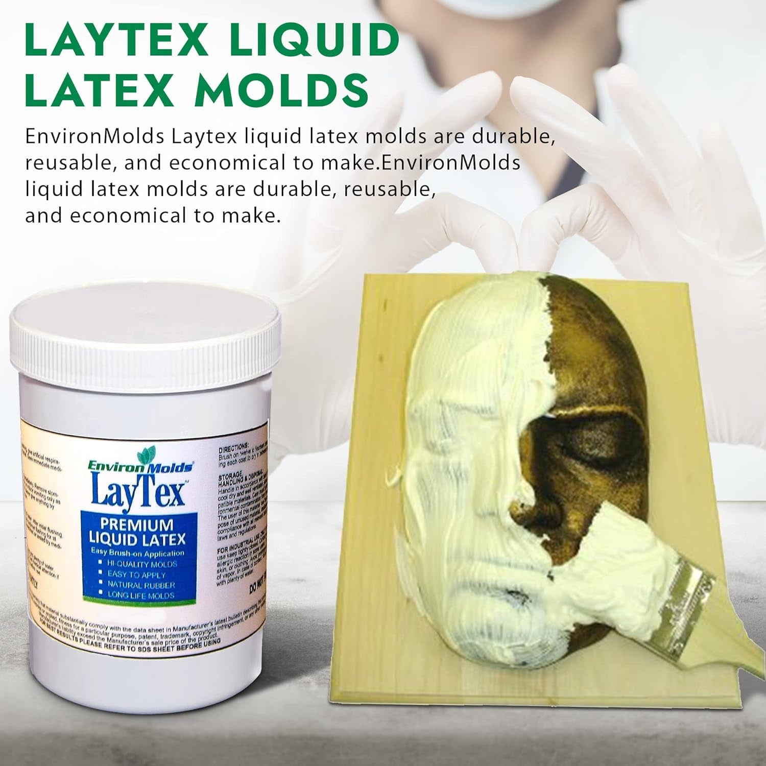 Liquid Latex Mold Making Rubber 16-Oz.