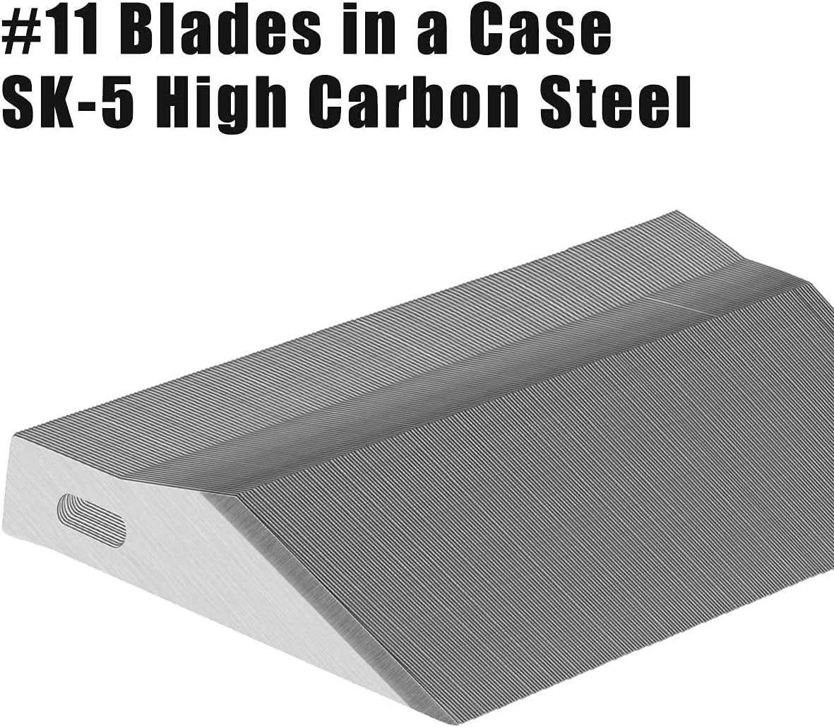 300 PCS Exacto Knife Blades 11, High Carbon Steel Exacto Blades, Craft Knife Blades, 11 Exacto Knife Refill Blades with Storage Case for Scrapbooking, Stencil, Exacto Replacement Blades