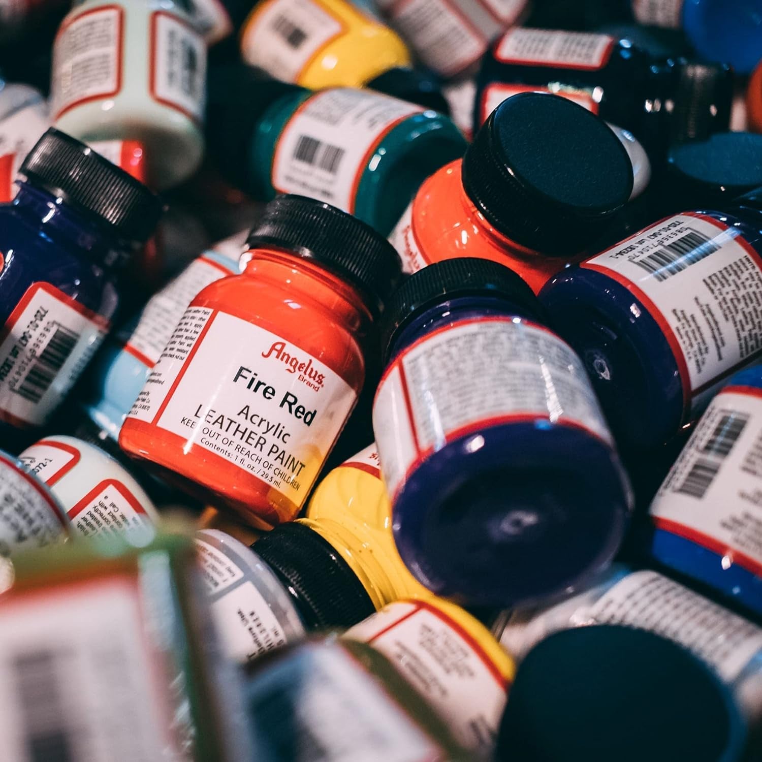 Leather Paint 4Oz-Orange