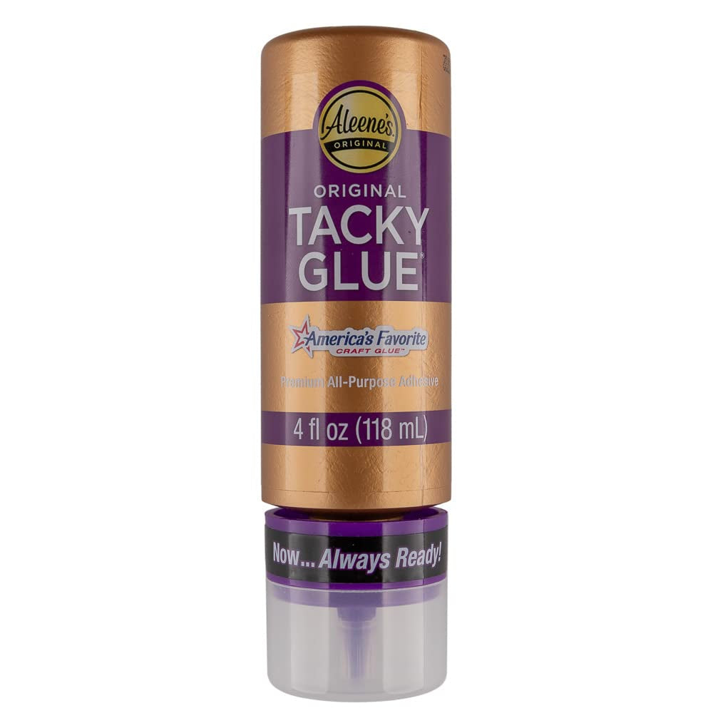 All Purpose Tacky Glue – Dries Clear– 4 OZ – Single
