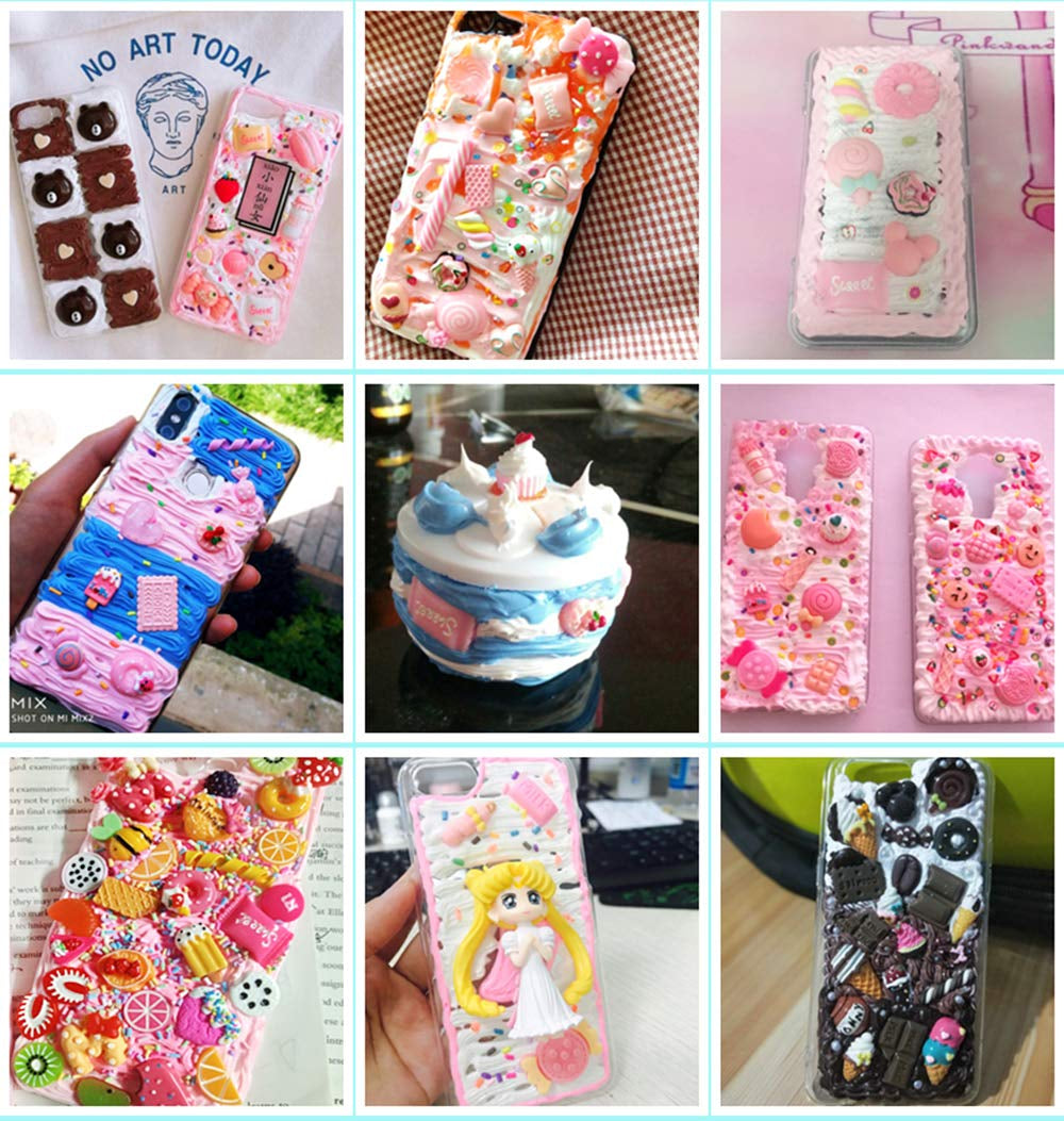 Fake Sprinkles Polymer Sprinkles Faux Sprinkles Resin Sprinkles Clay Sprinkles for Resin Fake Candy Sprinkles for Nail Art DIY Crafts Cake Phone Case(10 Colors-120G)
