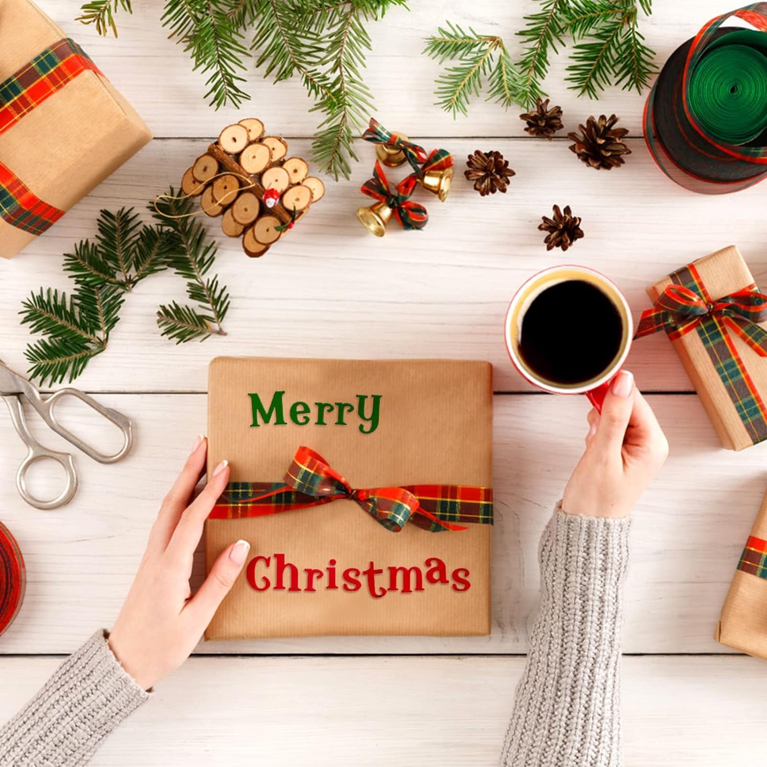 14 Sheets Letter Sticker- Colorful Alphabet Sticker Self Adhesive Vinyl Letter Stickers for DIY Scrapbooking Gifts Box Card Craft