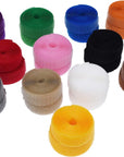 12 Colors 24 Yards Sew on Hook and Loop Tape Fastening Nylon Fabric Tape with Non-Adhesive for DIY Craft Interlocking Tape Sewing Fasteners (3/4'' Wide, 1 Yard Hook + 1 Yard Loop) for Each Color
