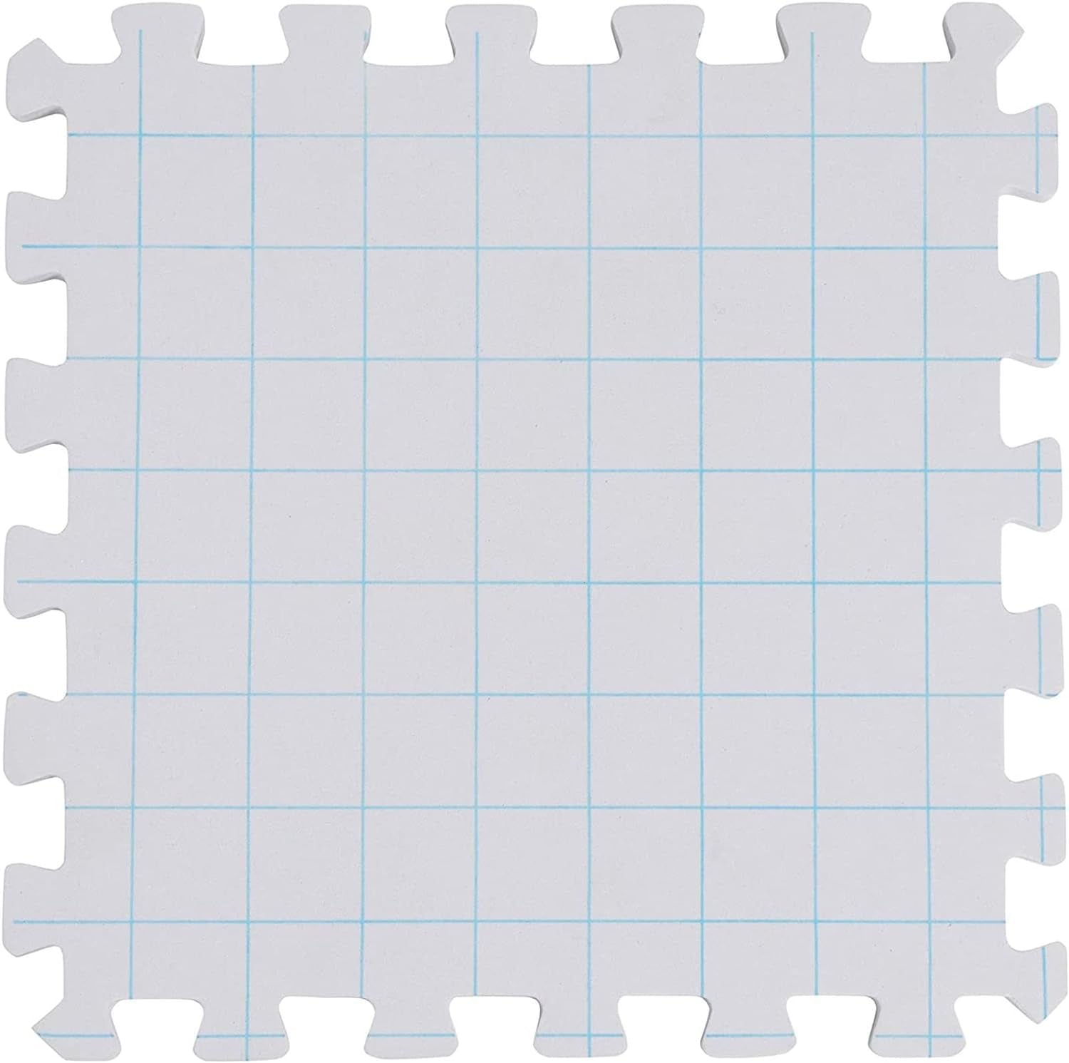 Extra Thick Blocking Mats for Knitting & Crochet 9 Pack with 200 T Pins and Storage Bag (12.5 In)