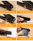 Slot Puncher, Badge Hole Punch for Id Card, PVC Slot and Paper, Heavy-Duty Hole Punch for Pro Use