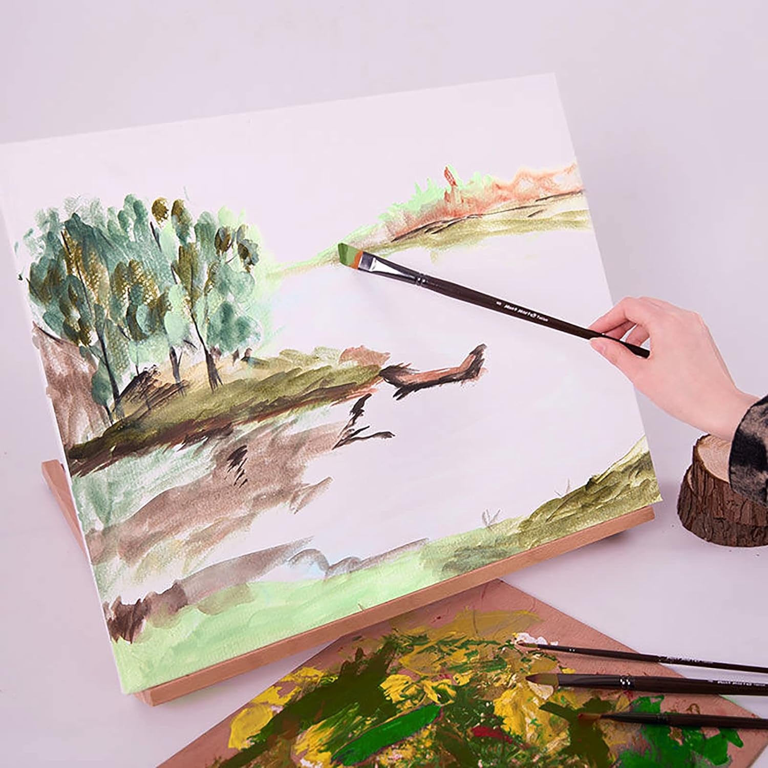 Desktop Drawing Sketching Easel, A3 Desk Easel, Drawing Board, 4-Position Adjustable Table Easel Painting Board for Artists, Children, Beginners