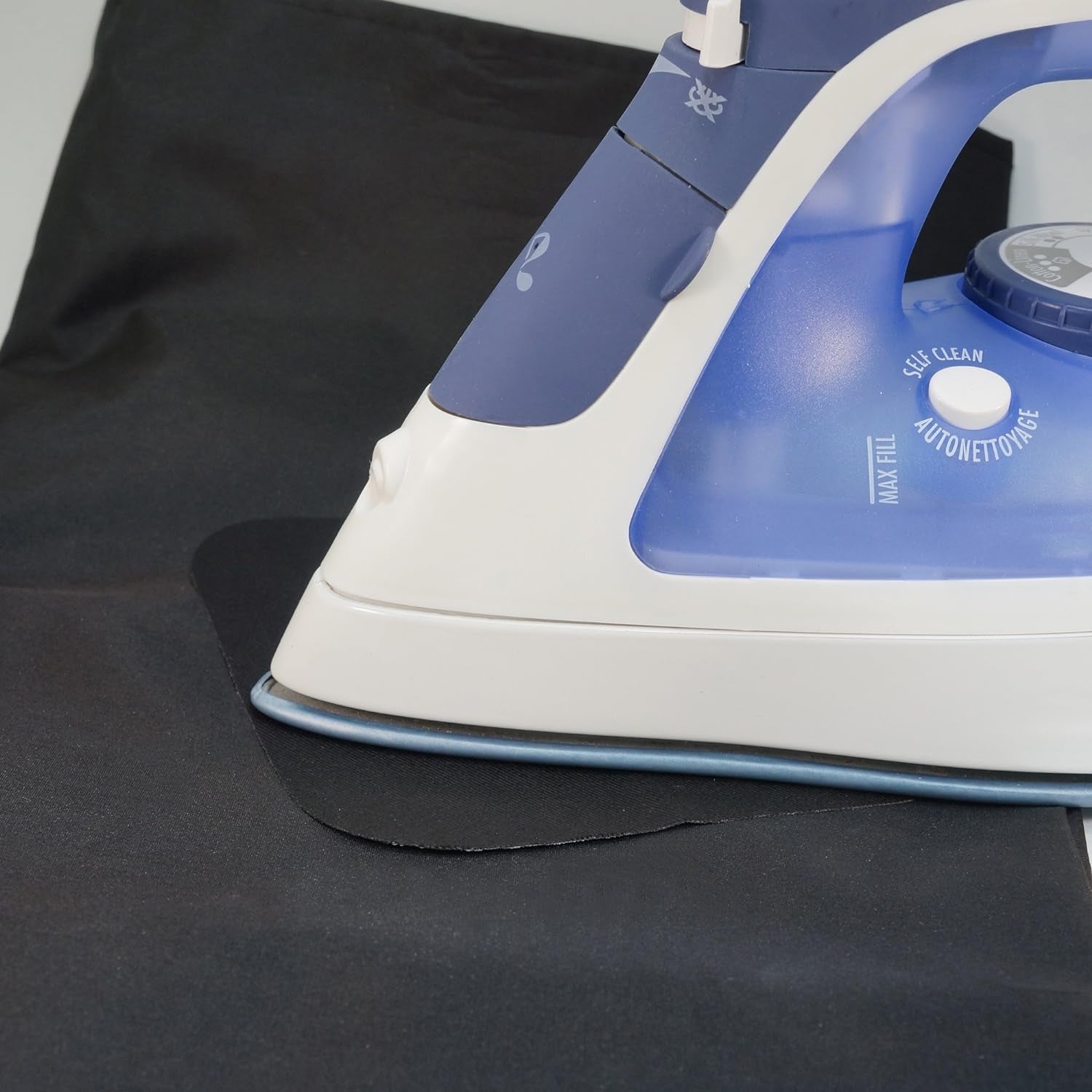 Iron-On Patches for Clothing Repair, 5-Inch by 5-Inch, 2 per Package, Black (3 Pack)