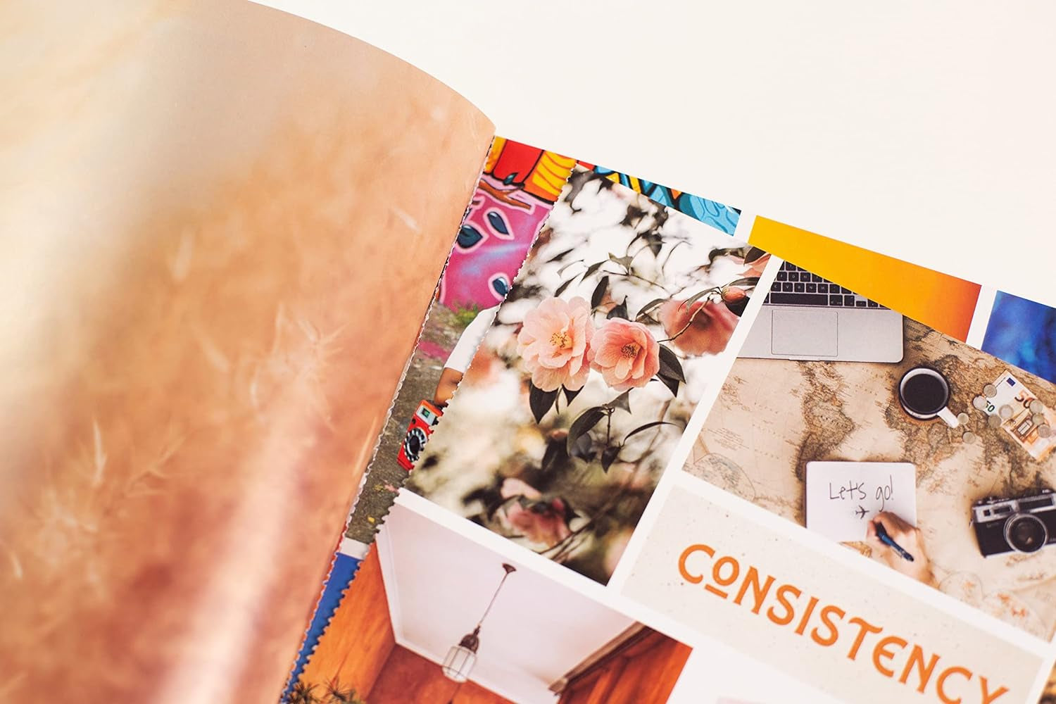 Vision Board Book, 700+ Words &amp; Images in All Categories, for Visualizing Your Life Goals &amp; Dreams, Playful, Stylish Pictures for Collage Making &amp; Scrapbooking