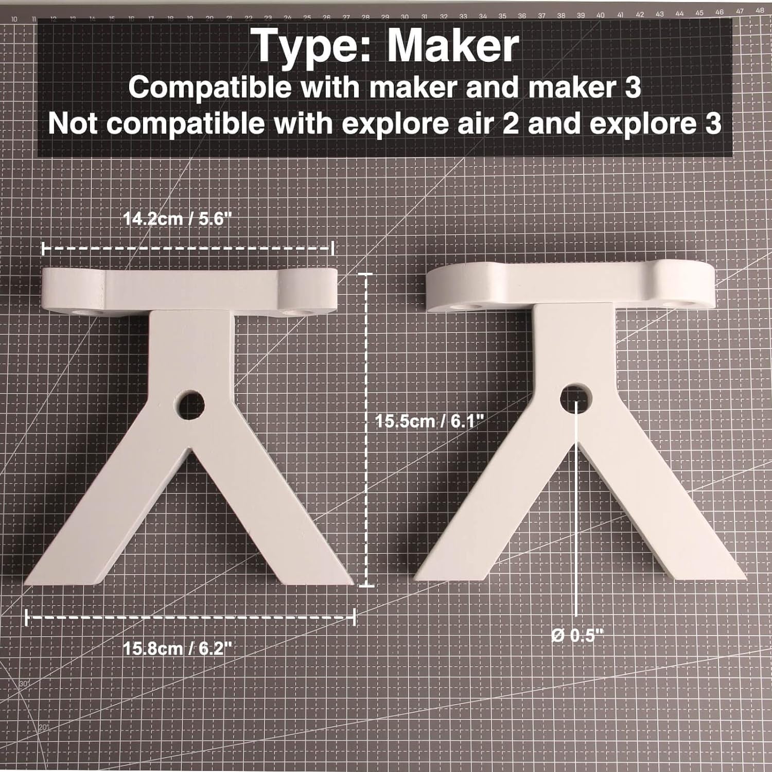 Stand Legs Compatible with Maker 3 and Maker, Machine Organization and Storage, Maker 3 Accessories Organizer, save Space for Craft Desk, Room, Shelf and Table
