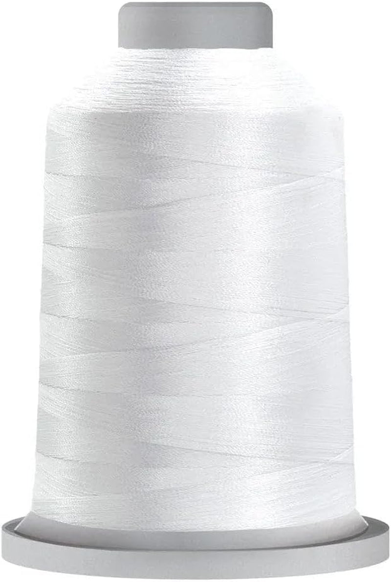 Thread Trilobal Polyester No. 40-5000 Meter Spool - 10002 Super White