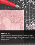 Super Value Block Printing Starter Kit – Includes Ink, Brayer, Lino Handle and Cutters, Speedy-Carve