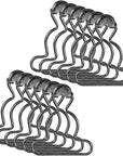 12Pcs Suspender Clips Dungaree Overall Buckles Matal Overall Clasp Replacement 1.5 Inch Overall Clips