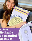 Sketch Pad Art Set - Premium 9X12 Sketchpad/Art Journal, Pouch for Art Supplies, & Cute Cuff - Sketch Book for Kids, Teens, Adults