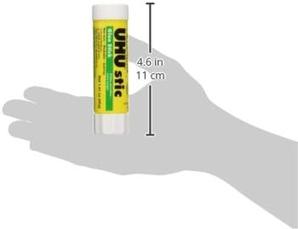 99655 Glue Stick, 1.41 Oz, Pack of 6, Clear/ White