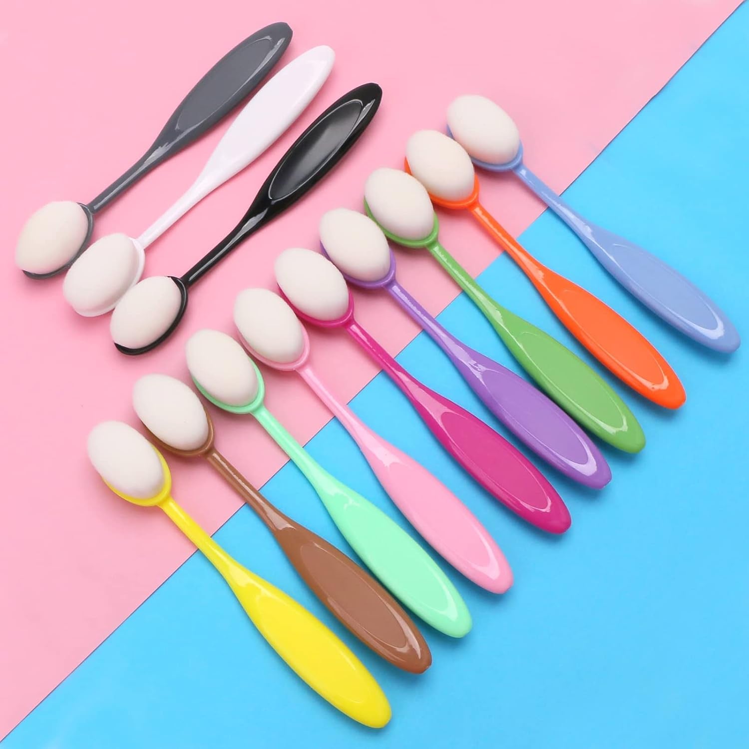 12 Pack Ink Blending Brushes - Perfect Tools for Card Making and Crafters Background Blending(Diameter 0.86")