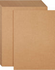 50 Sheets of Brown Kraft Paper or Wedding, Party Invitations, Announcements, Drawing, DIY Projects, Arts and Crafts, Scrapbooking, Letter Size, 176Gsm (8.5 X 11 Inches)