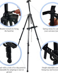 Portable Artist Easel Stand, Metal Tripod Adjustable Easel for Painting Canvases Height from 17 to 66 Inch,Carry Bag for Table-Top/Floor Didplaying and Wedding Signs,Black(1Pack)