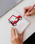 Golf Cart Cutting Dies for DIY Scrapbooking Metal Golf Tools Sport Die Cuts Embossing Stencils Template for Paper Card Making Decoration Album Craft Decor