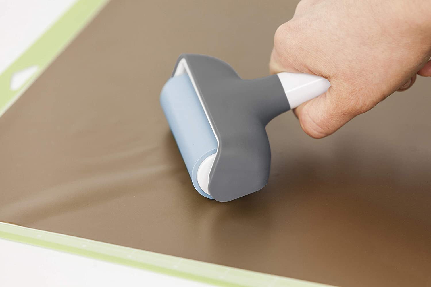 Brayer, Rubber Roller for Crafts, Works with Fabric, Vinyl, Iron-On &amp; Inking Blocks, Extend Life of  Fabricgrip Mat, Compatible with  Maker