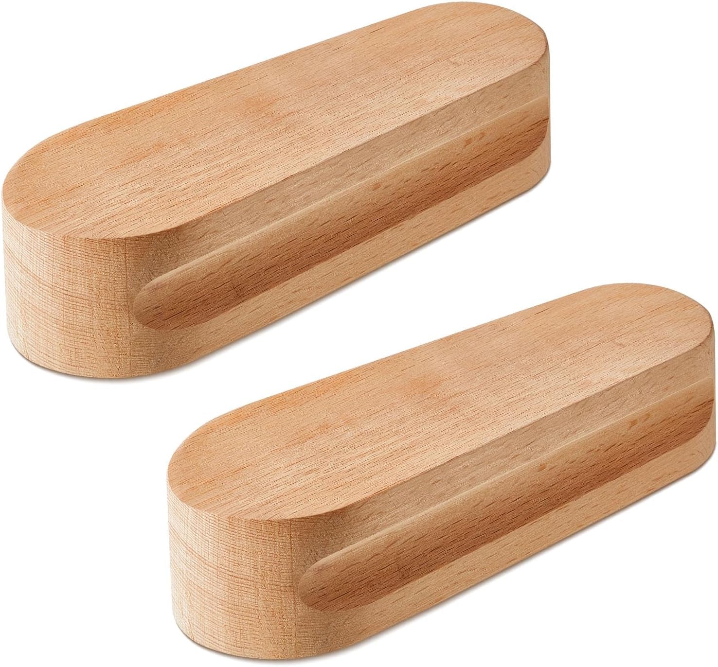 2 Pcs Beech Wood Tailors Clapper Wooden Clapper Sewing Tool Steam Iron Tailor Wooden Clapper for Sewing Quilting Ironing (7 Inch)