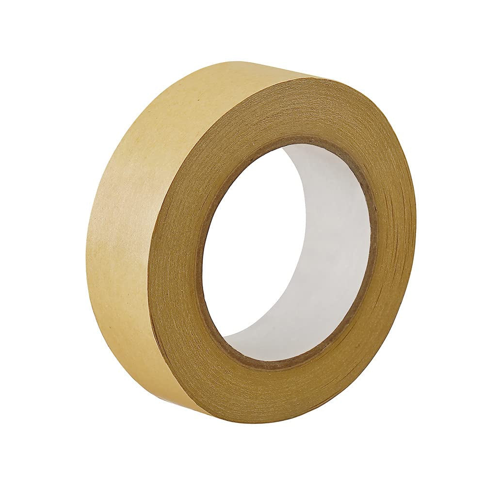 Self Adhesive Picture Frame Backing Tape Rolls Kraft Brown 1.4'' Wide X 55 Yd