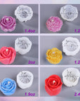 Flower Molds for Candle Making, Flower Candle Making Molds Including 6 PCS Flower Silicone Candle Mold, Silicone Molds for Soy Wax, Beeswax, Candle Making, Resin Craft