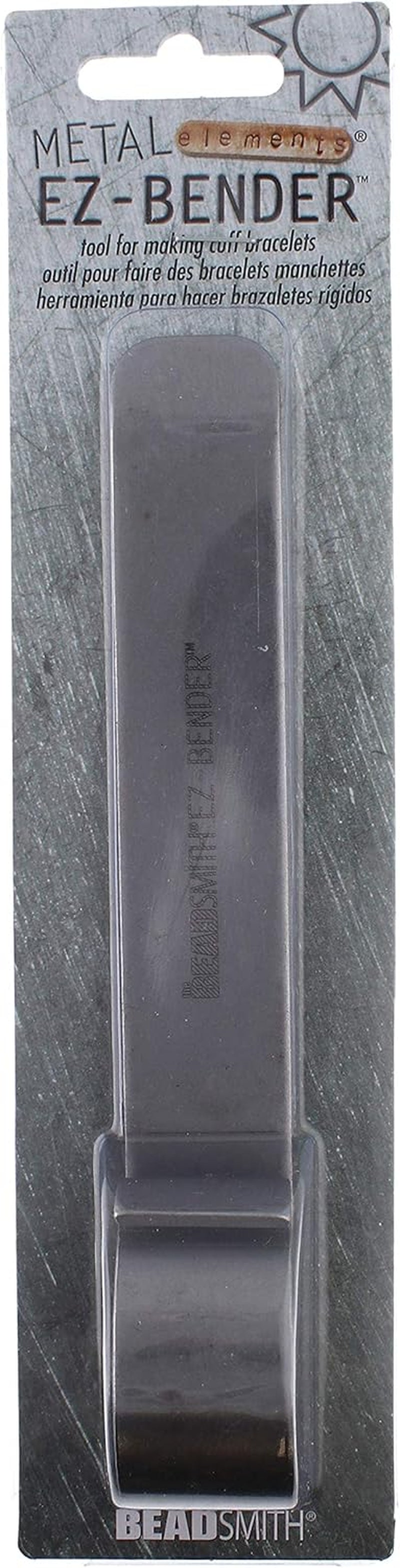 EZ Bender - Metal Elements - Made of Hardened Steel - 7 X 1 X 1.25 Inches - Tool for Making Cuff Bracelets - Create Perfectly Curved Bracelets without a Mallet